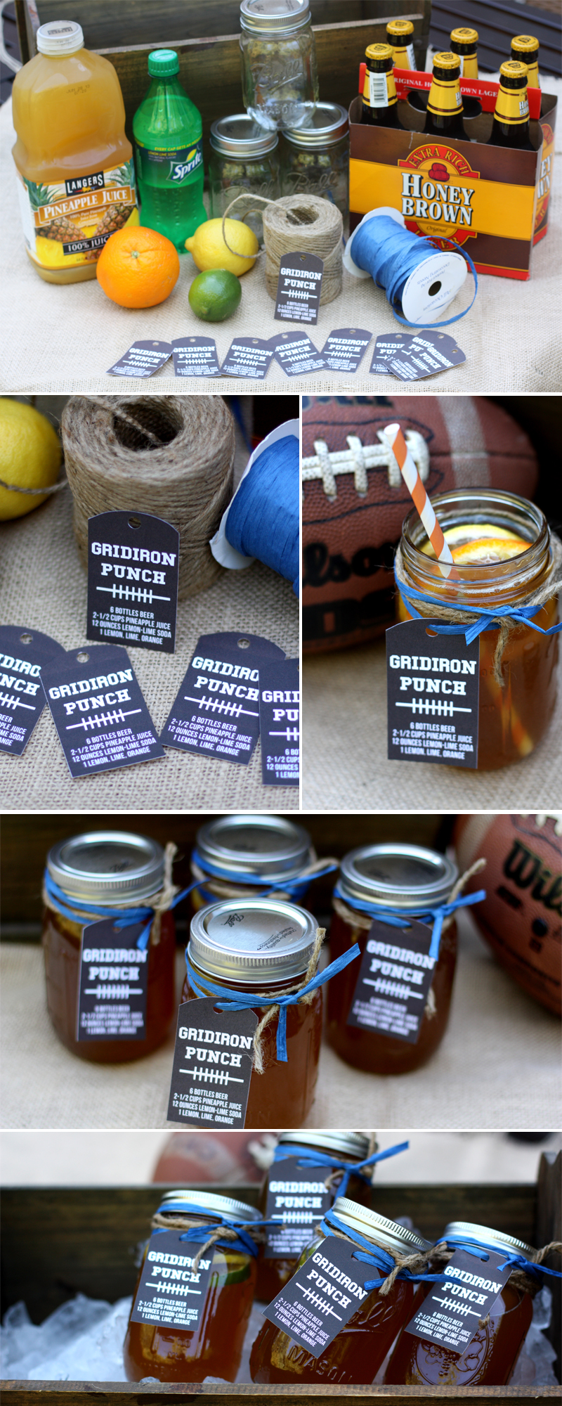 Gridiron Punch recipe for a tailgate or homegate