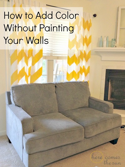 How to Add Color Without Painting Your Walls