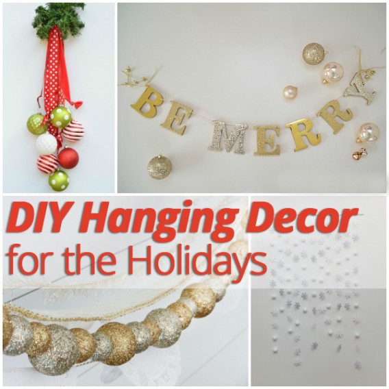 DIY Holiday Hanging Decor Collage