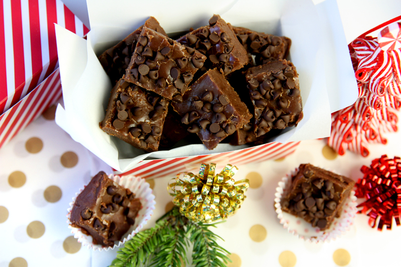 Double Chocolate Holiday Fudge