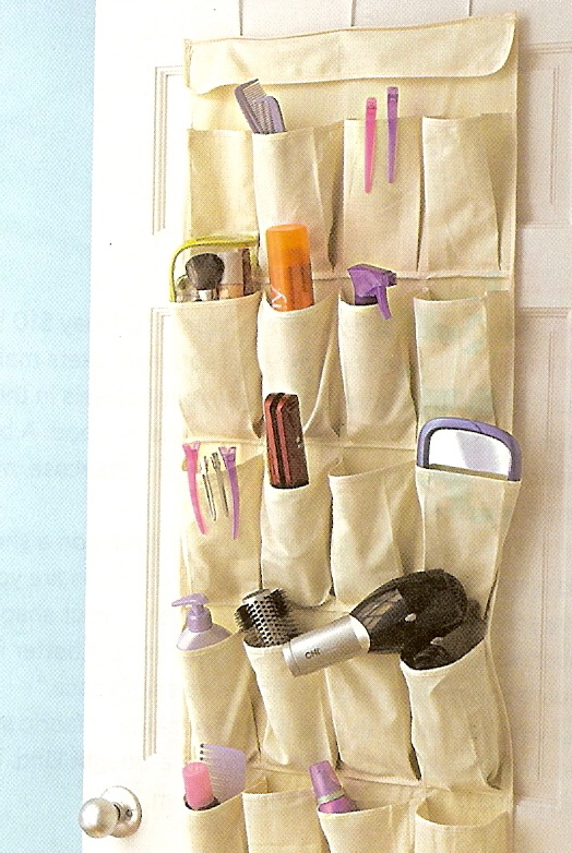 Over the door hanging shoe organizer