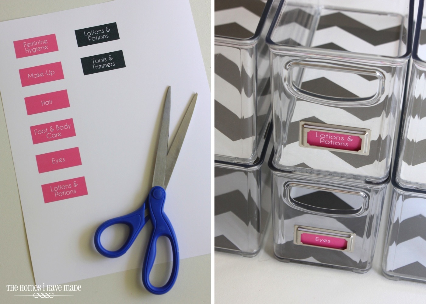 Use cardstock for labels