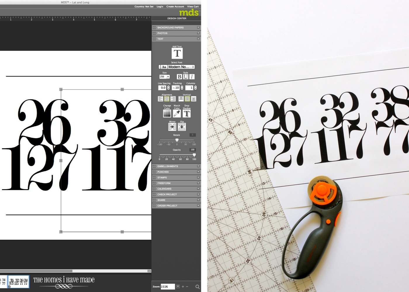 Typography Decor - Creating Printed Coordinates