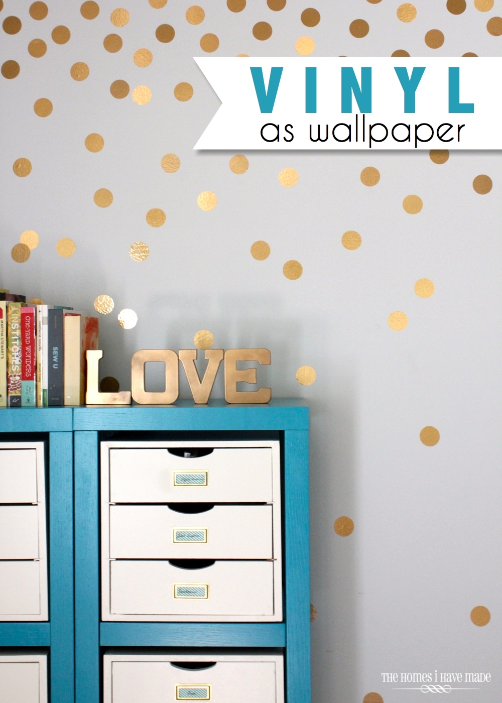 You can also use vinyl as decorative wallpaper. - ForRent.com