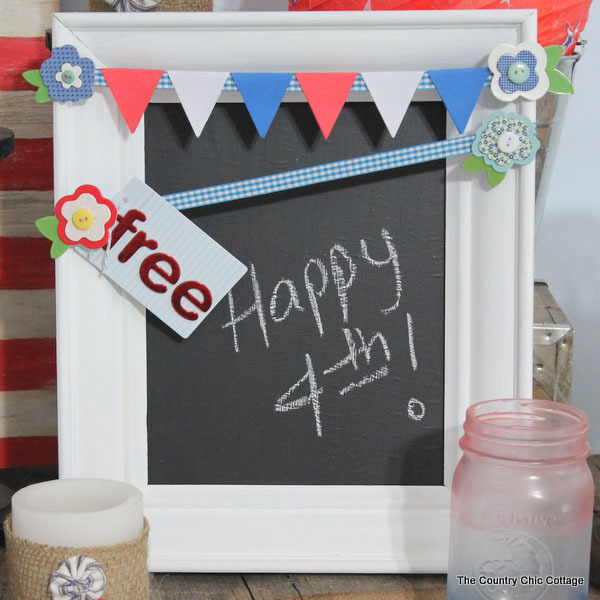 Decorate for the Fourth of July chalkboard ForRent.com