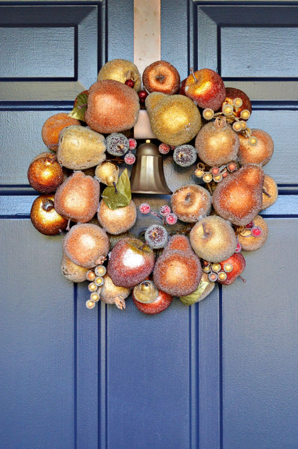 Fall Wreath Hung on Door ForRent.com