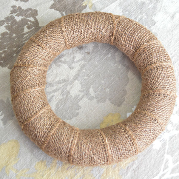 Fall Wreath Wrap in Burlap ForRent.com