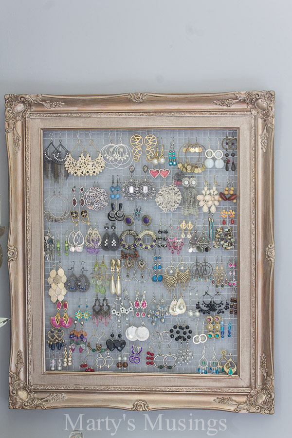 Shabby Chic Style Repurposed Jewelry Organizer ForRent.com