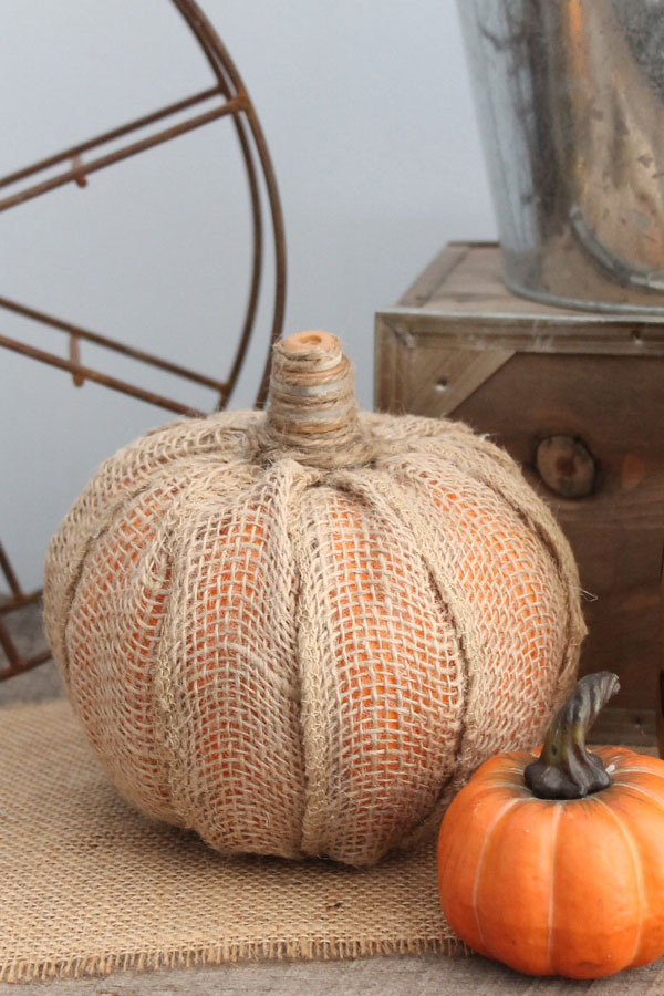 5 ways to decorate a dollar store plastic pumpkin fabric ForRent.com