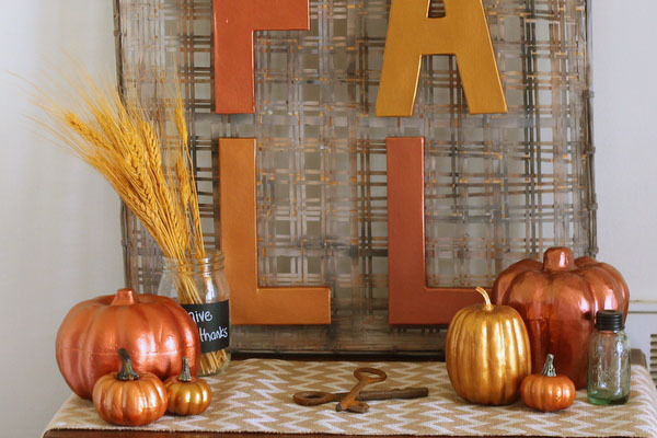 5 ways to decorate a dollar store plastic pumpkin paint ForRent.com