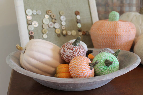 5 ways to decorate a dollar store plastic pumpkin rope ForRent.com