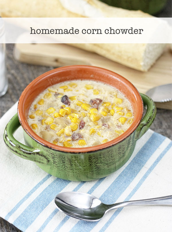 Homemade Corn Chowder Comfort Food ForRent.com