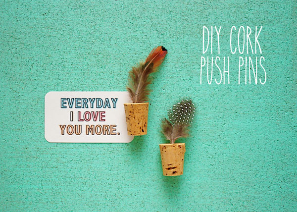 3 DIY Projects using Corks Push Pins ForRent.com