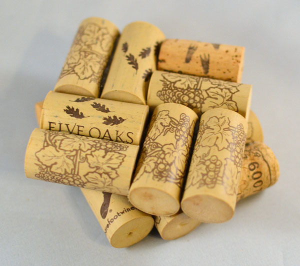 Wine Cork Stack of Cork Coasters ForRent.com