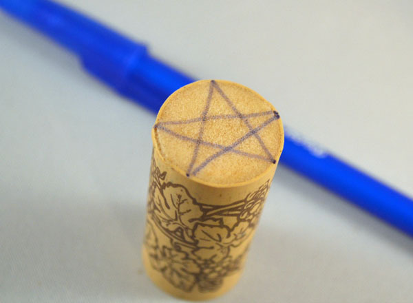 Wine Cork Stamp Pen Outline ForRent.com