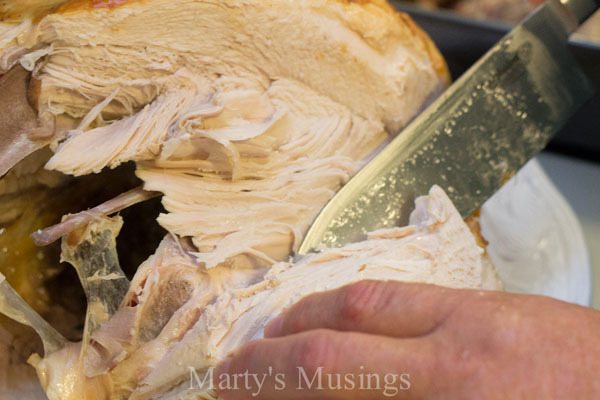 Holiday Mishaps Cutting Thanksgiving Turkey