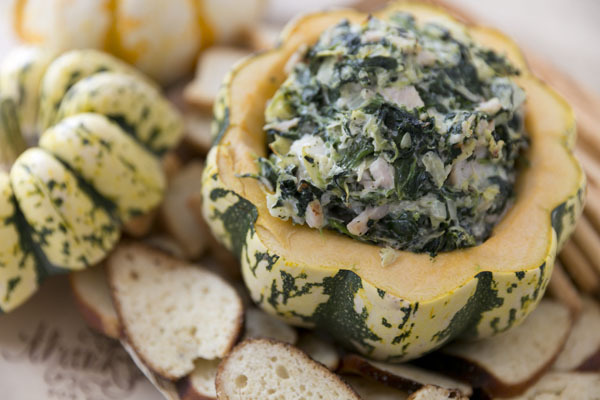 Thanksgiving Turkey Spinach Artichoke Dip