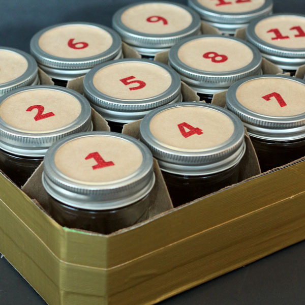 advent calendar ideas mason jars