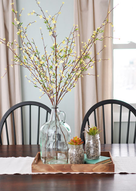 A Simple, Neutral and Natural Centerpiece Tips | ForRent