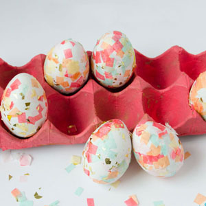 How to Decorate Your Easter Eggs with Confetti