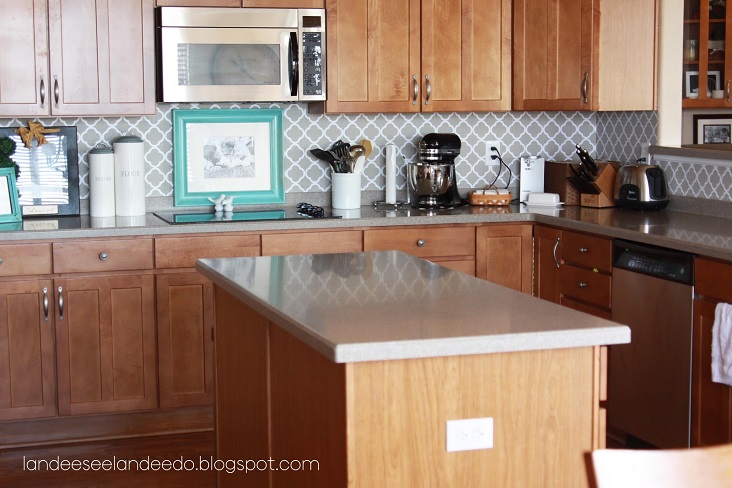 Easy Decor Temporary Backsplash