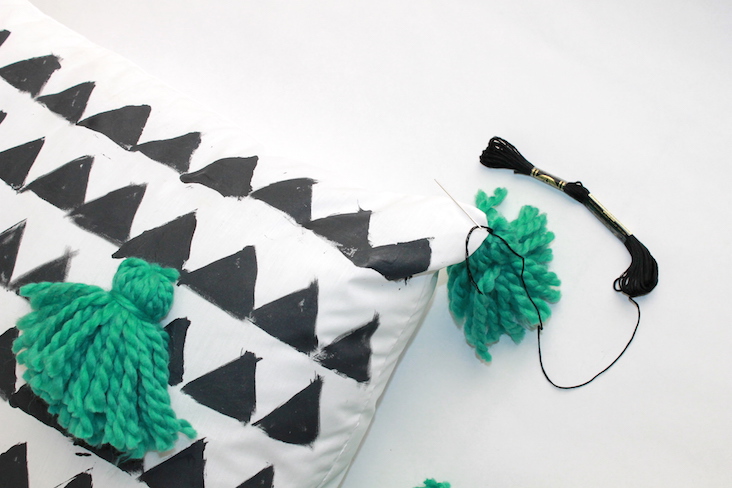 Tassel Pillow Step 11