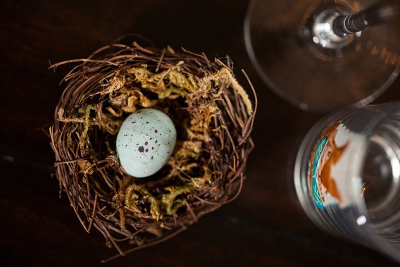 Mini nests with eggs add the perfect finishing touch for your Easter table!