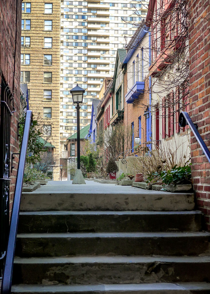 NYC Upper West Side - Pomander Walk Stairs